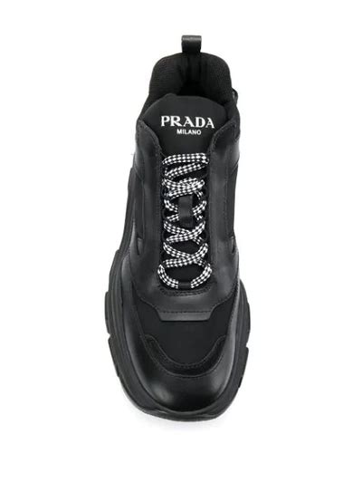 mens prada pegasus|Prada Men's Pegasus Nylon %26 Leather Chunky .